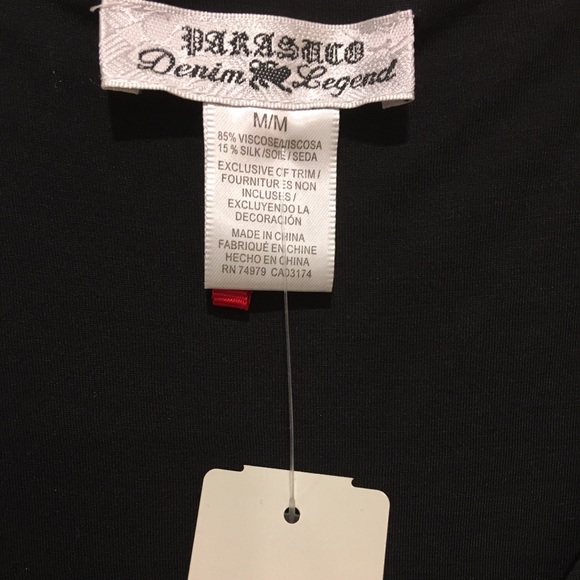 PARASUCO sleeveless top w/ removable beaded chain - Picture 2 of 7